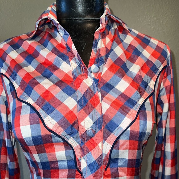 RARE* Vintage Silk Western Bodysuit - Picture 2 of 8